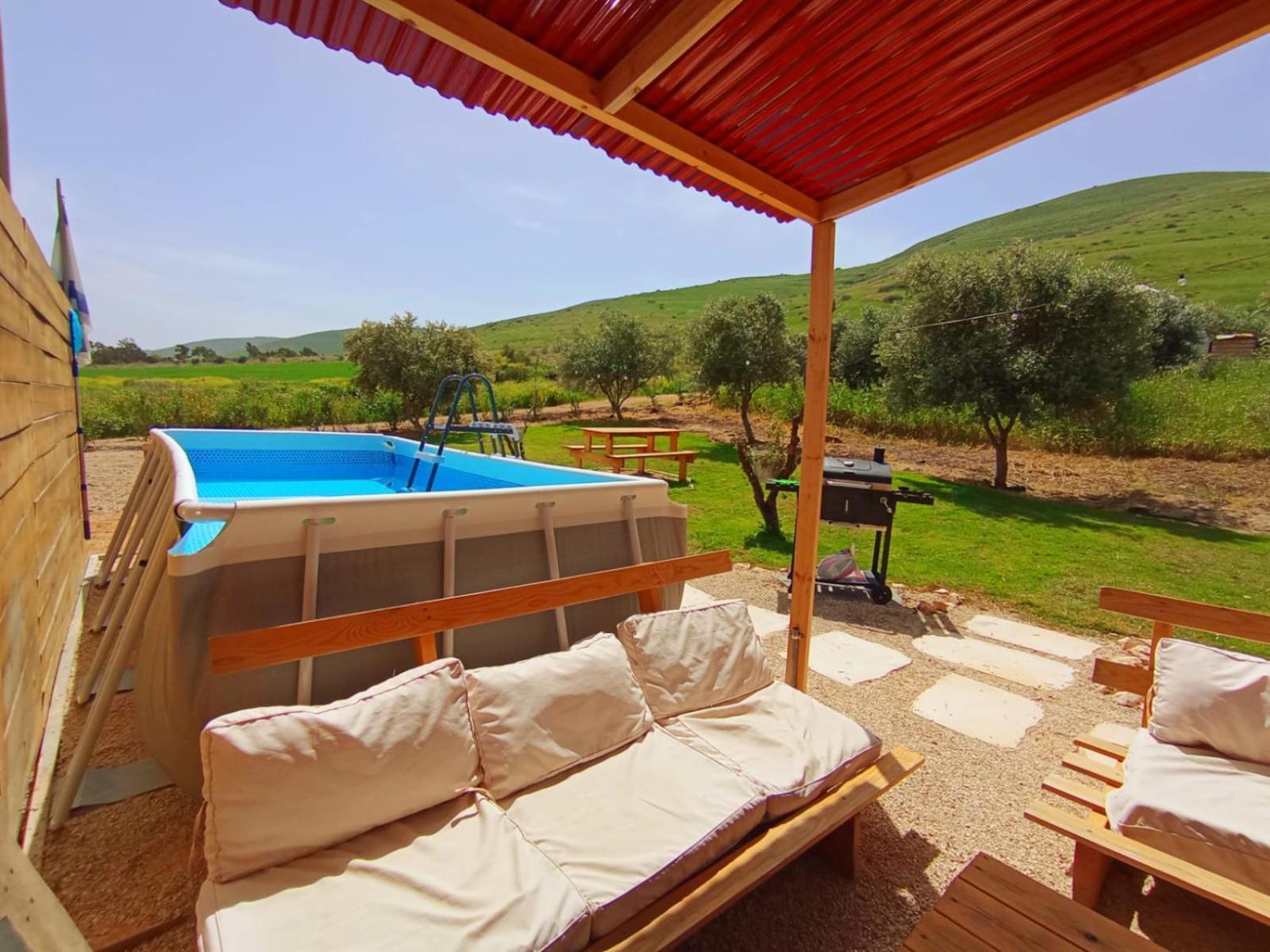 Olive Dome - כיפה גיאודזית ענקית ומודרנית בין עצי הזית Hotel Yavneʼel Exterior foto